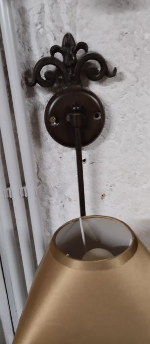 Abajur/ Candeeiro Dourado