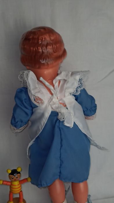 Starą piękna laleczka celuloidowa sygnatura Żółwik. 36 cm.