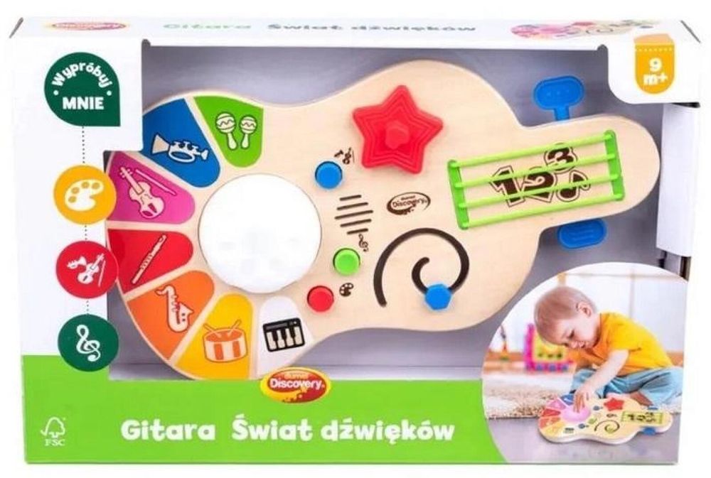 Gitara Świat dźwięków pudełko,254x384 mm