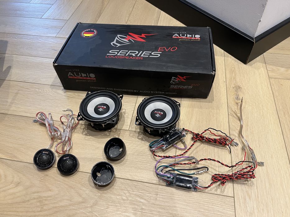 Głośniki Audiosystem M100 evo 2 100mm + tweeter bmw