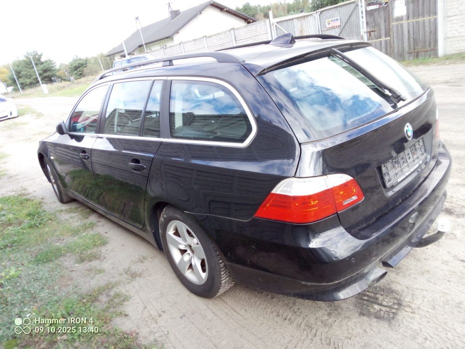 Bmw e61 tylna klapa black saphire metallic 475