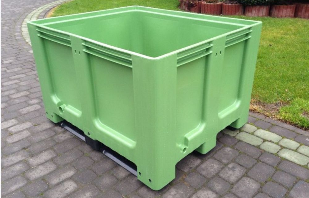 Skrzyniopaleta plastikowa z atestem spożywczym Megi Plast