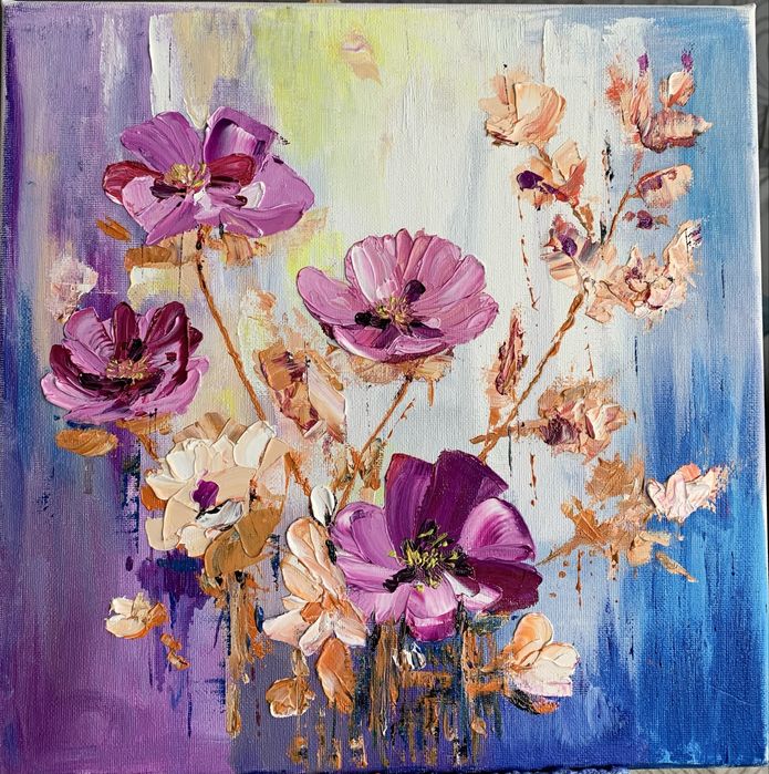 Картини: квіти(олія, полотно)
