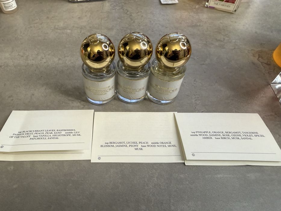 Bibliotheque Perfume 3x 16ml EDP