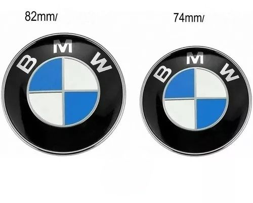Simbolo emblema BMW para capo/mala - 82mm, 74mm