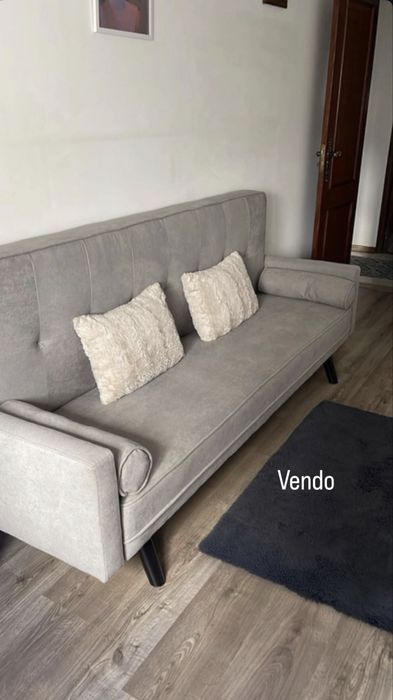 Sofa cama cinzento
