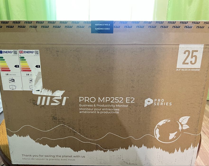 Заголовок: Монітор 24.5" MSI PRO MP252 E2 (IPS / Full HD / 120 Гц / 1 мс)