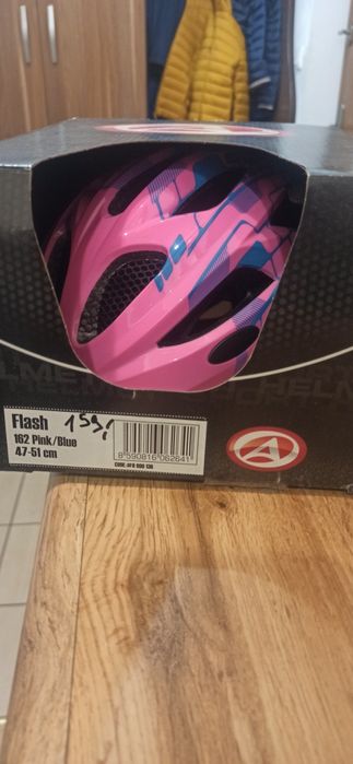 Nowy kask AUTHOR Flash różowo - niebieski