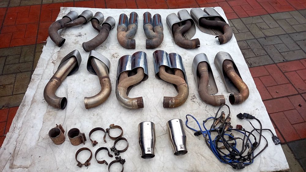 Насадки выхлопа Порше Кайен Туарег Ауди Q-7 глушитель