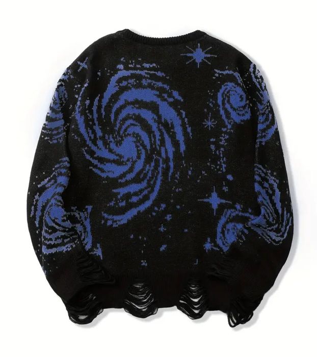 светр з космічним принтом