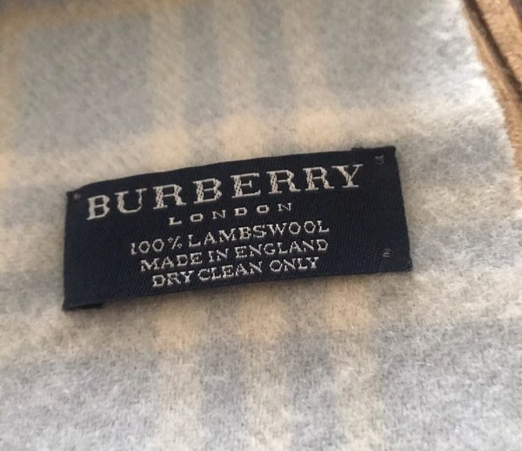 Cachecol azul bebé Burberry