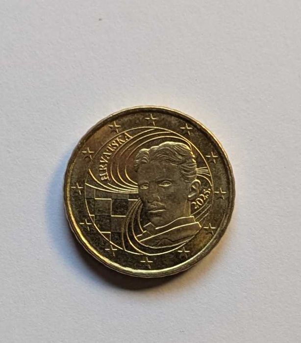 Moeda - 10 cêntimos / 0,10€ - Croácia - 2025