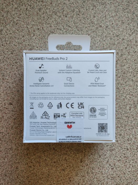 Huawei FreeBuds Pro 2 White. Гарантія