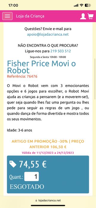 Robot Movi Fisher Price