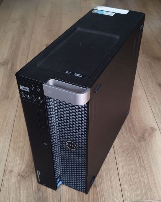 Dell Precision T5600 2xE5-2609 4x2.4GHz 16GB +240SSD NVS Windows 10 Professional PL, na części