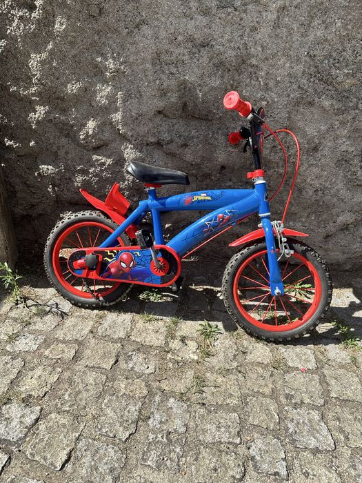 Bicicleta Spider-Man Criança 14” – 4 a 5 Anos