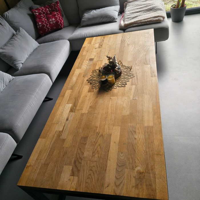 Dębowy stolik kawowy