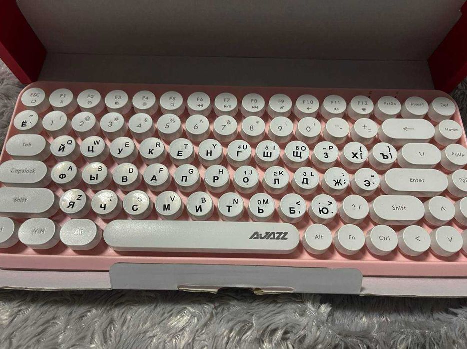 Ajazz 308I Wireless Bluetooth Клавіатура | Стиль Ретро | Універсальна