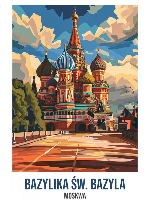 Plakat 75x100cm Bazylika św. Bazyla