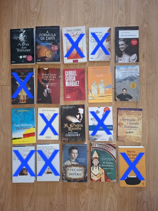 Livros de vários autores em muito bom estado