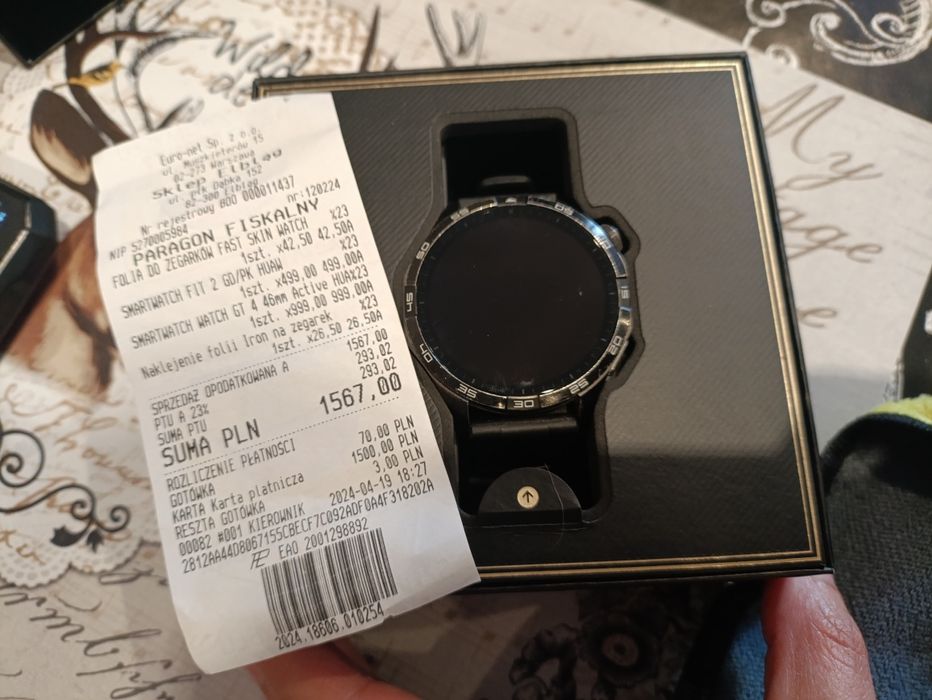 Huawei Watch GT 4 Active bardzo dobry stan