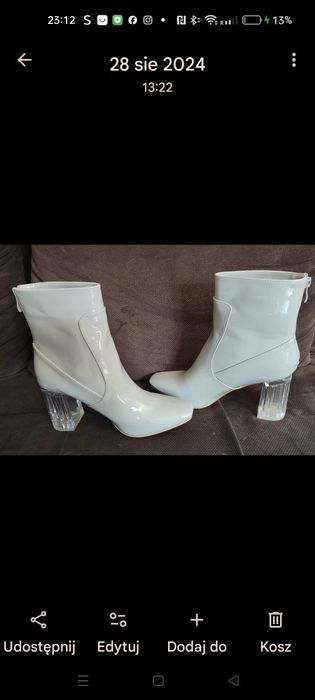 Nowe botki rozmiar 38