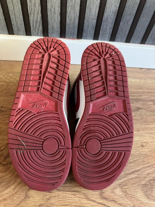 Tênis Air Jordan 1 Mid “Bred Toe” – Original