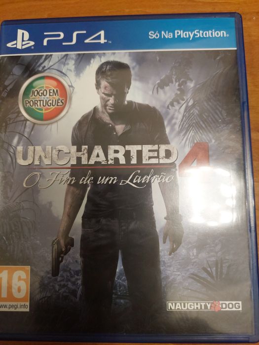PS4 - Uncharted 4 O Fim  de um ladrão