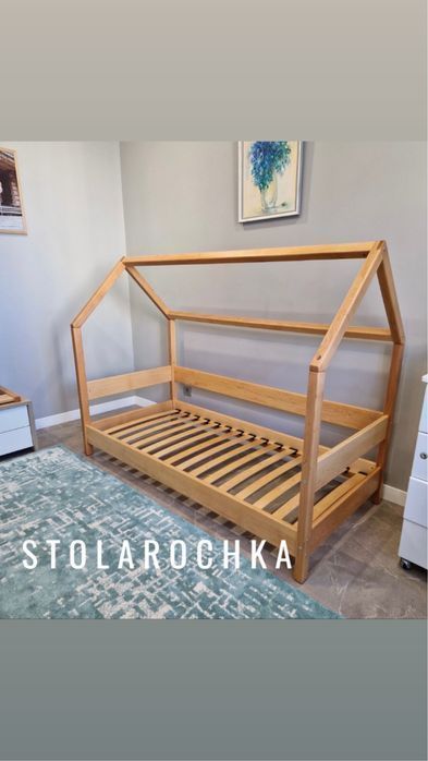 Ліжко кровать детская підліткове домик будиночок монтессорі горище