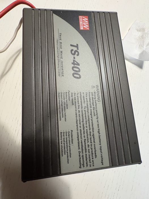 Інвертор потужності Mean Well TS-400-212B DC/AC