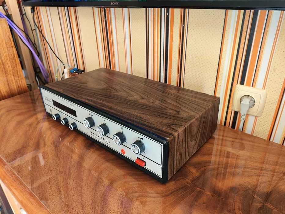 Электрон-104 стерео винтажный Hi-Fi усилитель 1-го класса