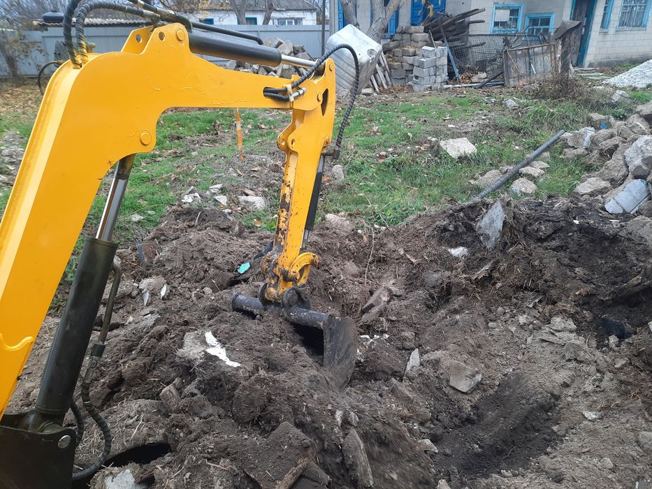 Услуги мини экскаватора, земельные работы