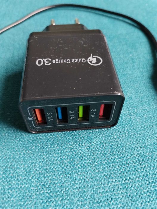 Зарядное устройство телефона Quick Charge 3.0 + кабель USB-mikro usb