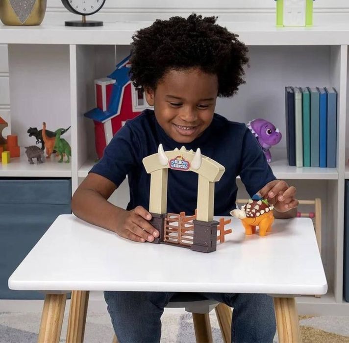 Ігровий набір dino ranch анкілозавр іграшка 3+ динозавр паркан