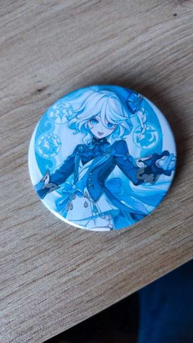 Przypinka Genshin Impact Furina 58mm nowa