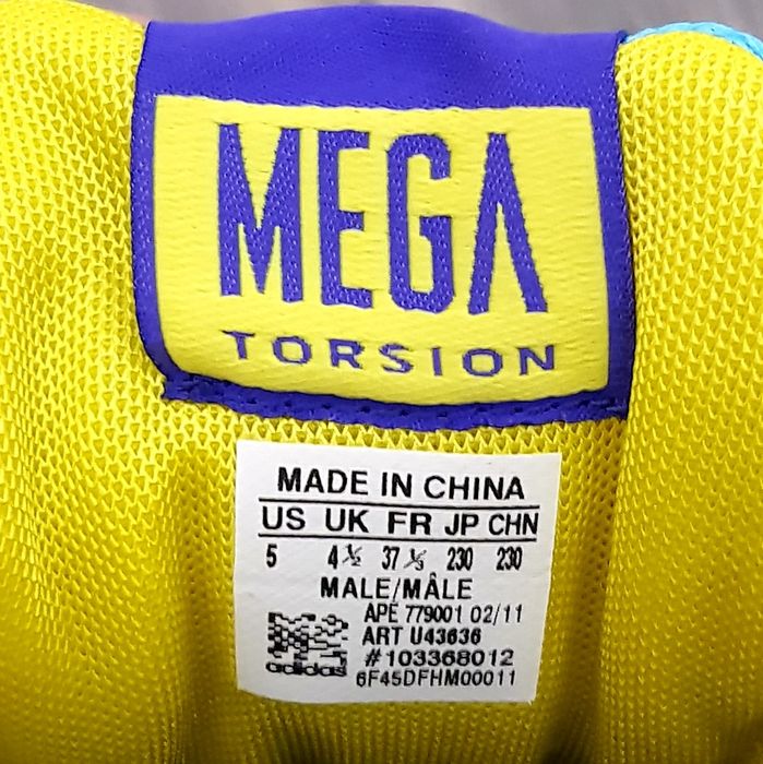 Adidas ORIGINALS Mega Torsion RVI kolor ZX 8000 AQUA roz. 37⅓, 38