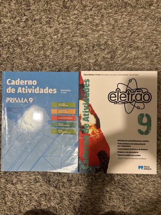 Cadernos de atividades 9 ano