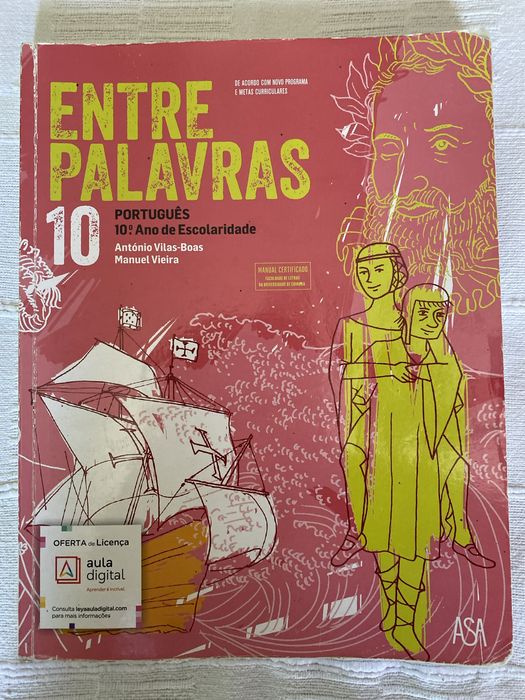Manual “Entre Palavras” Português 10.° Ano - ASA