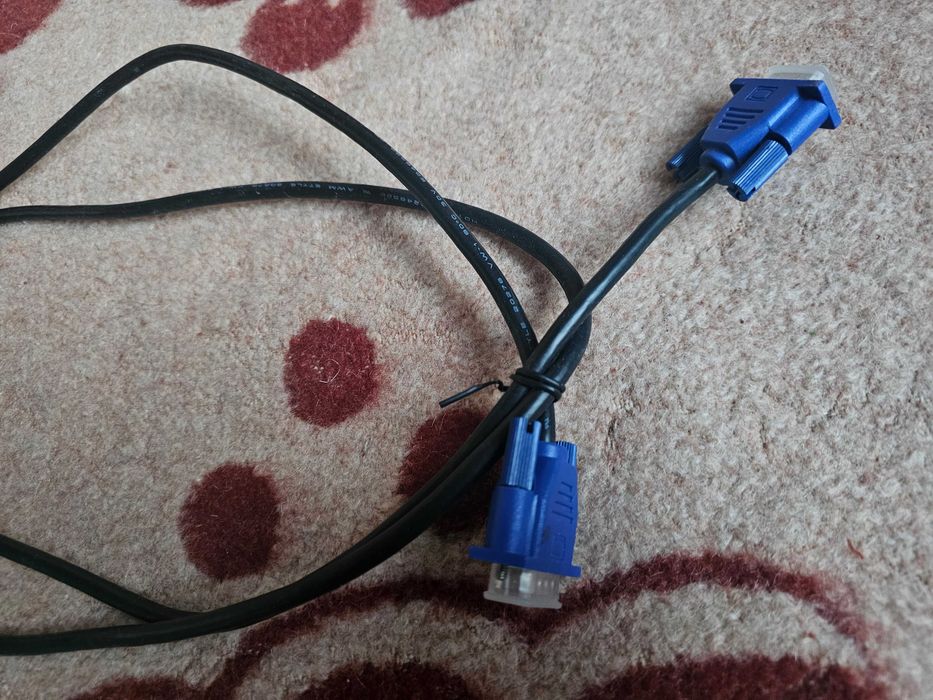 Кабель VGA-VGA для компютера та монітора 1.5 метри дріт компютерний