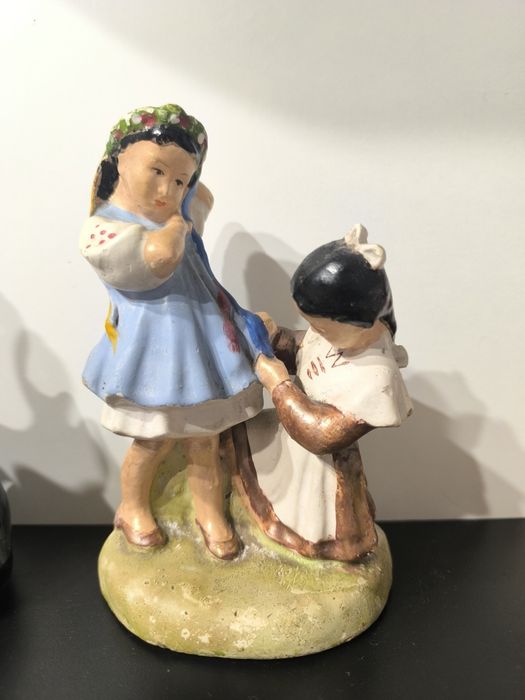 Статуэтка "Подружки" Гипс.СССР Крымская артель.50-е годы хх века