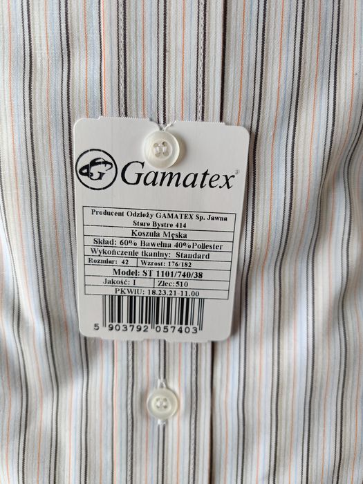 Koszula męska marki Gamatex nowa