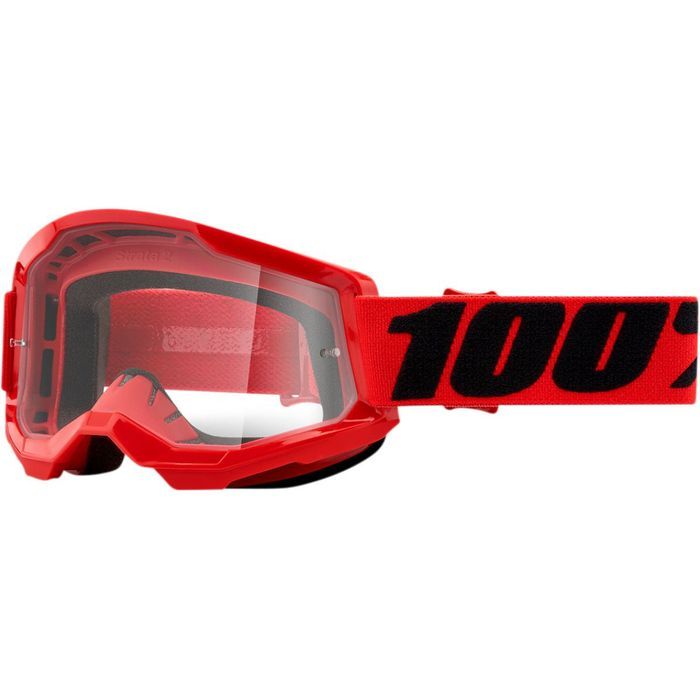 oculos 100% strata ii vermelho