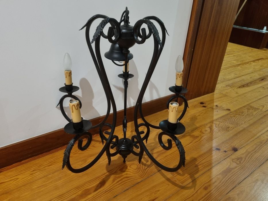 Candeeiro de tecto com 5 lampadas64585603155457122