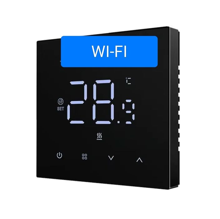Терморегулятор WIFI білий чорний Tuya Smart Life  тепла підлога Avatto