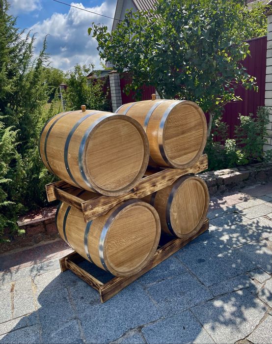 Дубові бочки 100л, 80л, 50л, 30л, 20л, 15л, 10л, 5л, 3л.