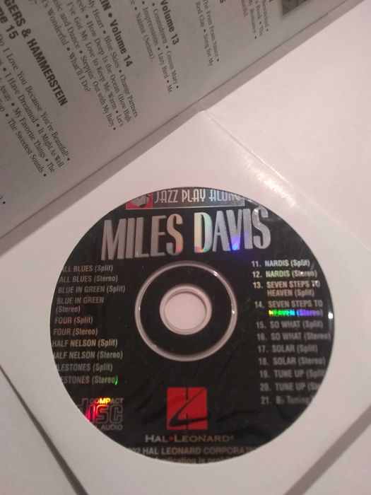 Nuty Miles Davis książka jazz, Trąbka nuty 10utworów klasyka jazzu+CD.