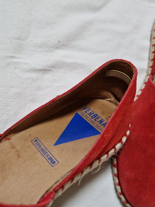 Еспадрильї Verbenas CARMEN SERRAJE FUEGO Колір Fire Red 39 розмір замш