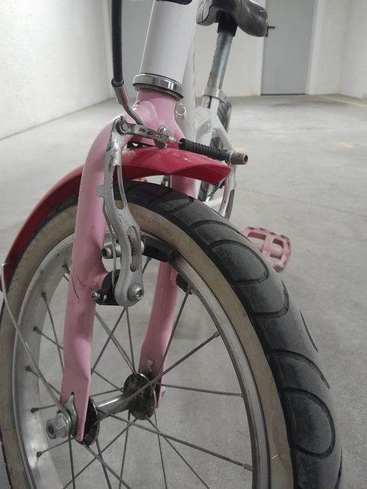 Rower dziecięcy, różowy
