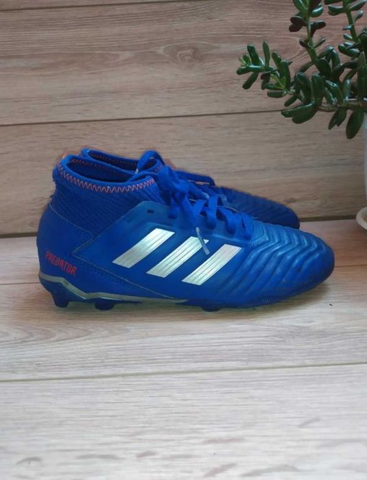 Дитячі футбольні бутси Adidas Predator 19.3 FG синього кольору
