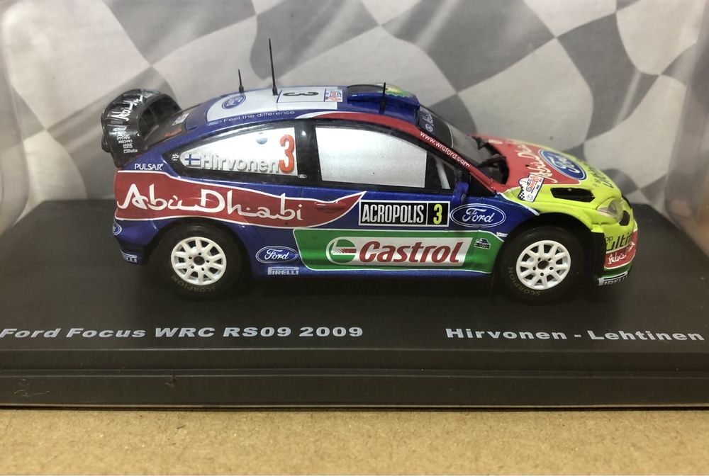 Miniaturas de carros de rali rally wrc